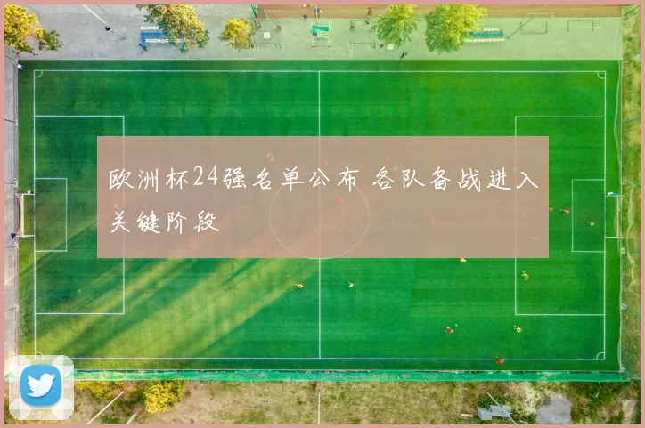 欧洲杯24强名单公布 各队备战进入关键阶段
