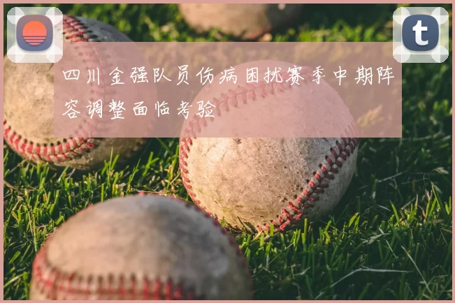 四川金强队员伤病困扰赛季中期阵容调整面临考验