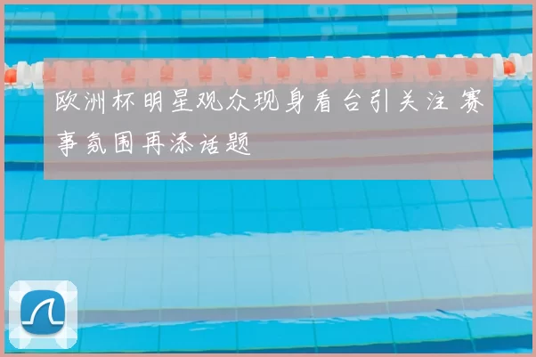 欧洲杯明星观众现身看台引关注 赛事氛围再添话题