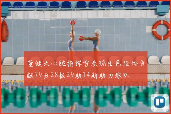董健大心脏指挥官表现出色场均贡献79分28板29助14断助力球队